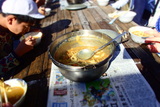 完成！カレーうどんを食す