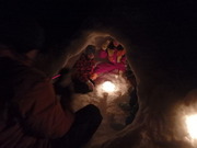 かまくらの中でゆっくりと。。。