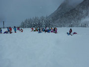 スノーシュー装着