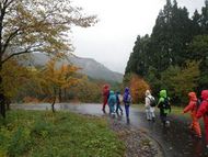 雨の自然散策