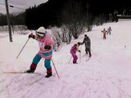 歩くスキーを体験！！