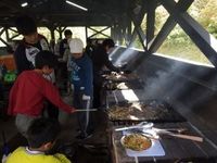 焼きそばできたー