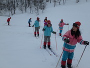 歩くスキー　まずは練習から