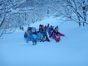 雪を踏み越えて