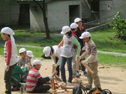 キャンプファイヤー(準備)