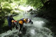 水が強くても登るぞー！！