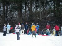 さぁ！いよいよ雪遊び開始です