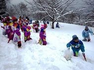 雪がふかふか