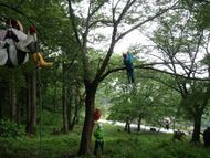 雨でも登れます