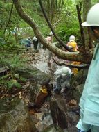 カラダを屈めて