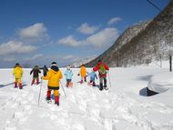 吸い込まれそうな空の下